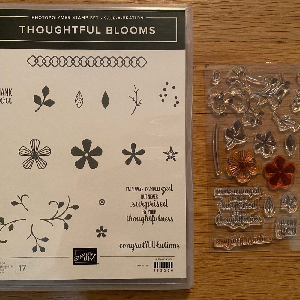CLEARANCE! Stampin’ Up! Thoughtful Blooms Stamp Set
